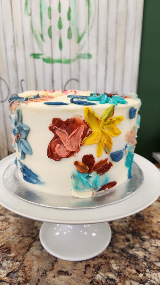 Cake - Painted Flowers 2